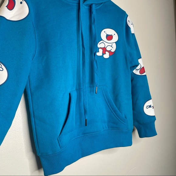 The Odd 1s Out Blue Hoodie Sweatshirt James Drawstring Kids Medium YouTube Merch - Picture 7 of 7